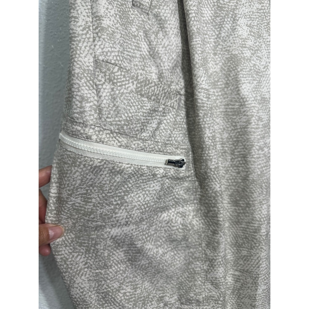 Athleta Venture Printed Pant Jogger Cargo Beige Textured Size 12 - Picture 10 of 16